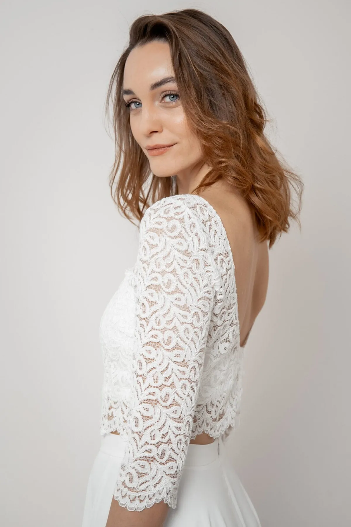 Braut Top mit tiefem Rücken – Florens>noni New