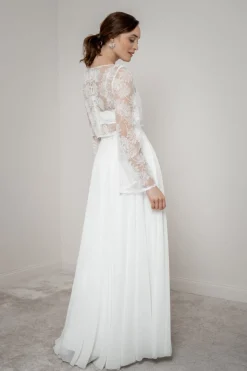 Braut Top mit Trompetenärmeln – Safi><noscript><img width=