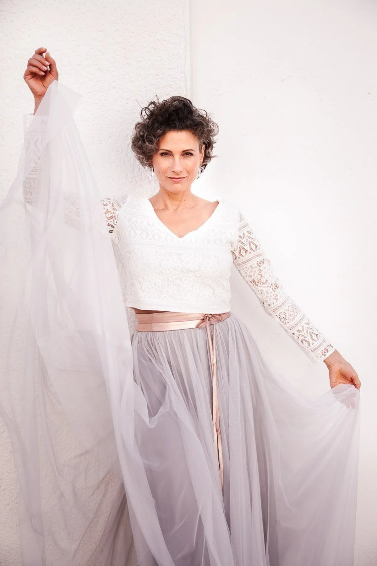 Brautgürtel Roségold, aus feinem Leder – Marielle>noni Hot