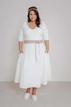 Brautgürtel zum Binden in verschiedenen Farben – Marielle Curvy><noscript><img width=