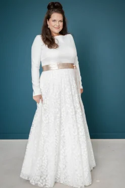 Brautgürtel zum Binden in verschiedenen Farben – Marielle Curvy><noscript><img width=