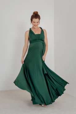 Brautjungfernkleid zum Wickeln – Ballgown Forest Green>twobirds Clearance