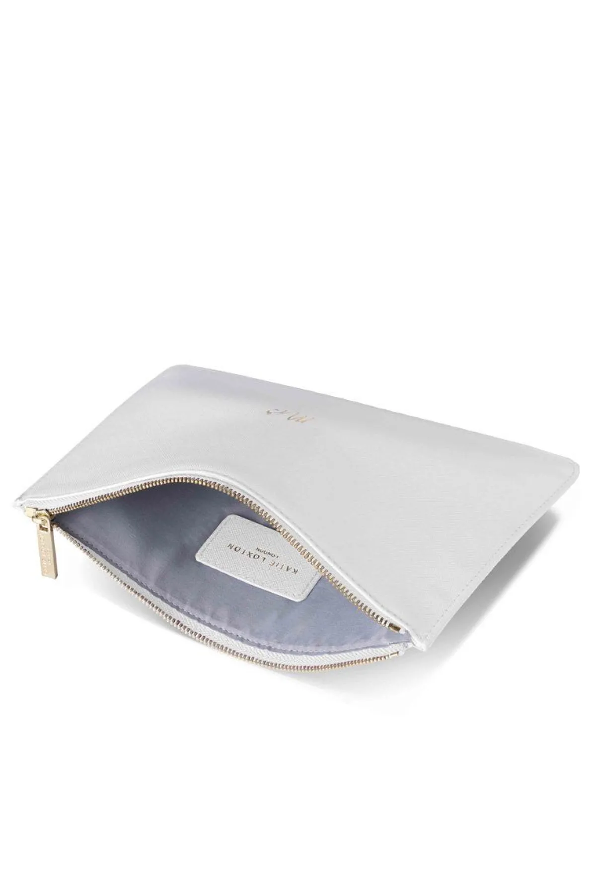 Braut-Pouch, Clutch mit Schriftzug "Mrs" in Chalky White –>Katie Loxton Best