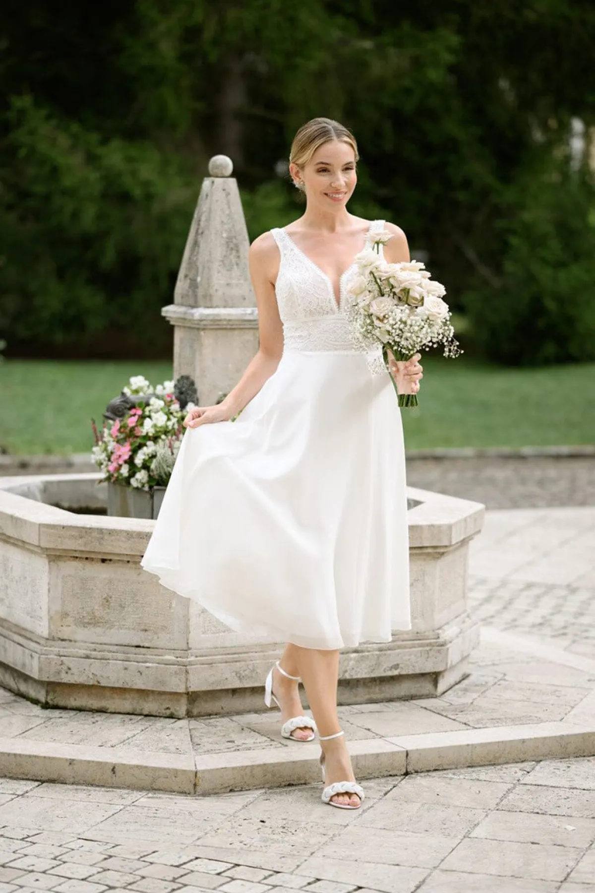 Brautsandale mit geflochtenem Riemen – Ivy | G.Westerleigh>G. Westerleigh Clearance