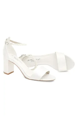 Brautschuh mit Blockabsatz – Belle Ivory Satin | G.Westerleigh><noscript><img width=