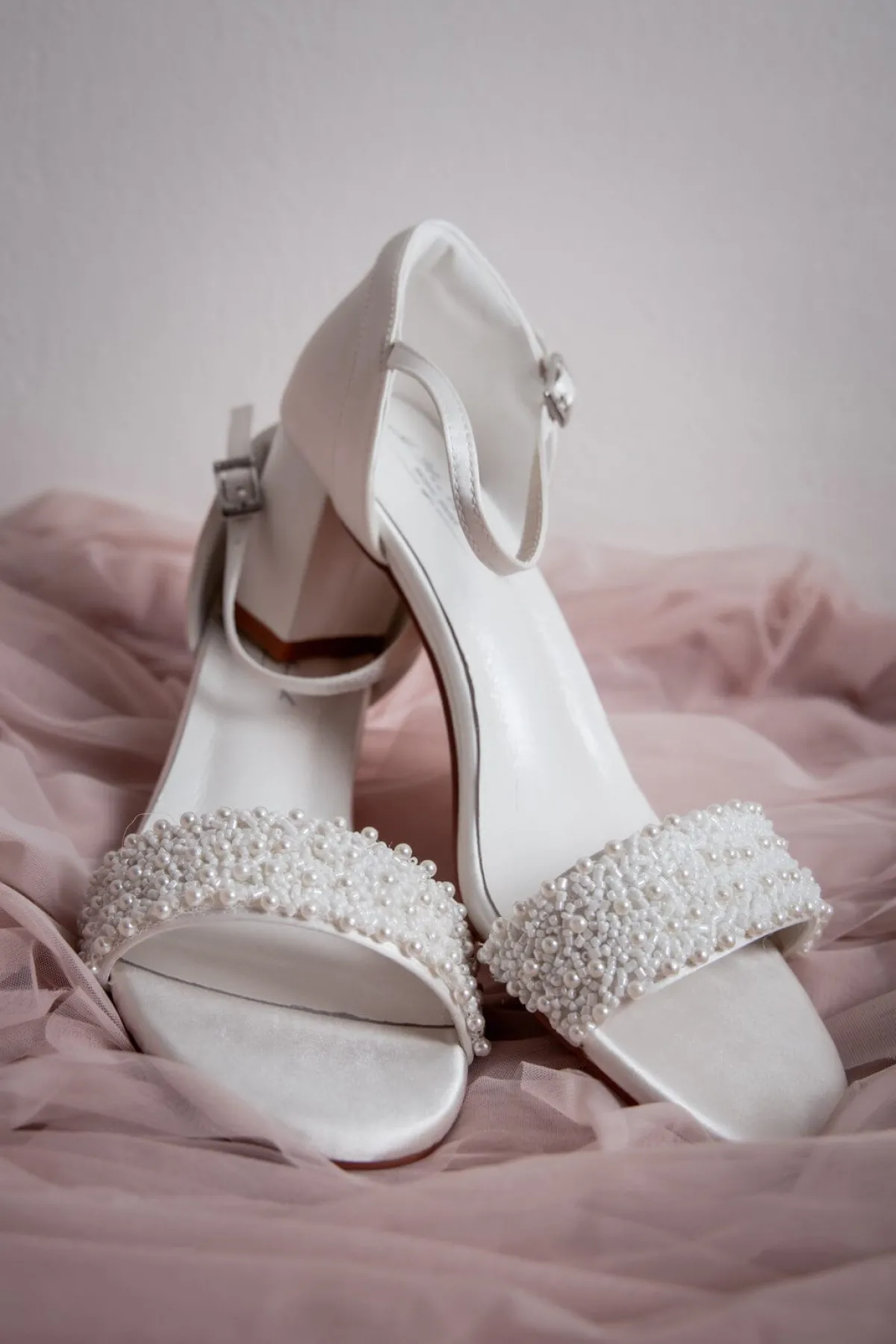 Brautschuh mit Perlen – Lauren Ivory Satin | G.Westerleigh>G. Westerleigh Discount