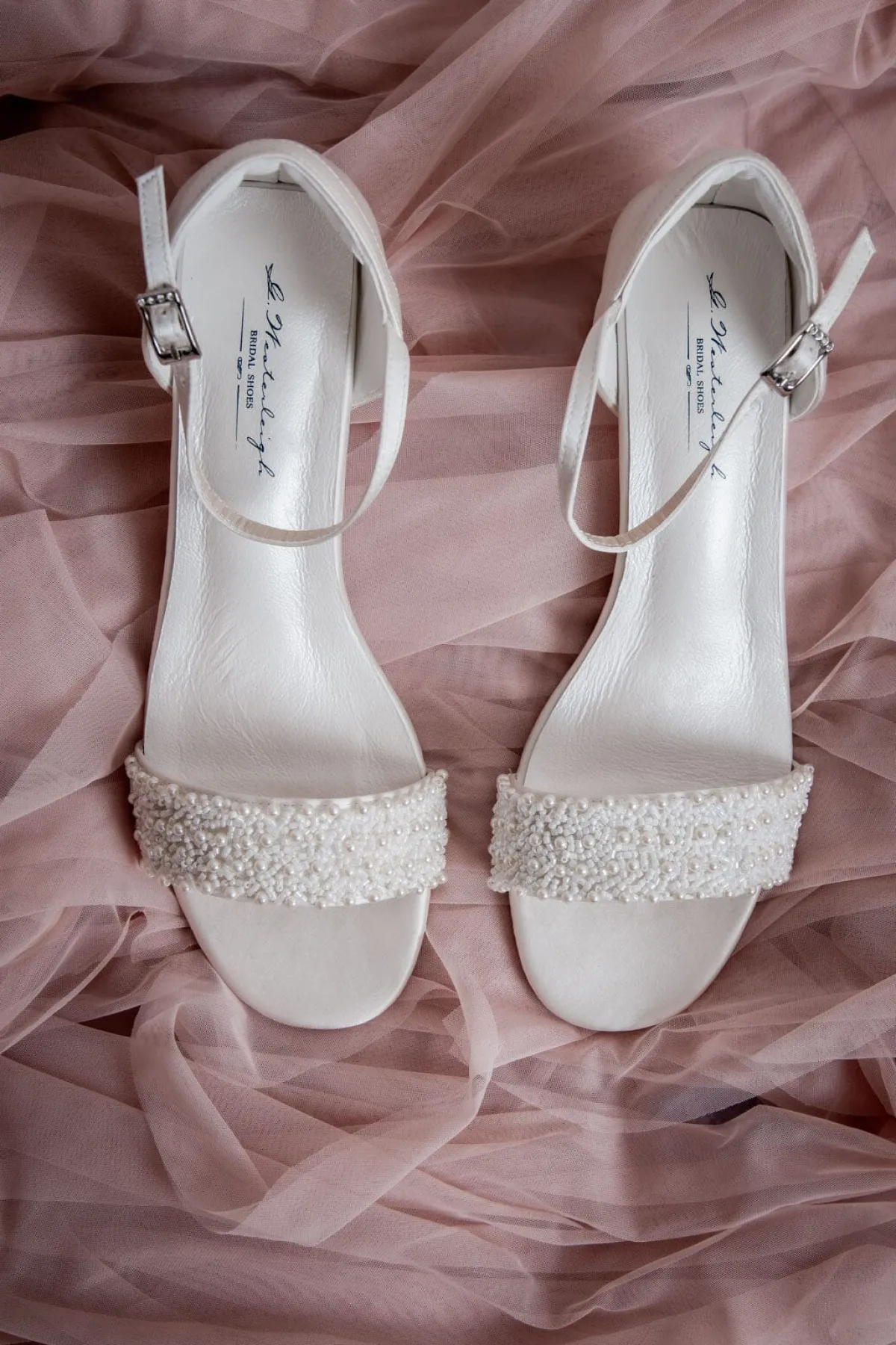 Brautschuh mit Perlen – Lauren Ivory Satin | G.Westerleigh>G. Westerleigh Discount