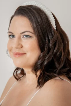 Breiter Braut Haarreif mit Kunstperlen | The><noscript><img width=