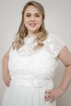 Chiffon-Braut Top – Eniz Curvy>noni Clearance