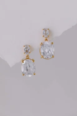 Cubic Zirkonia-Ohrstecker – Evelyn>Juvelan Sale