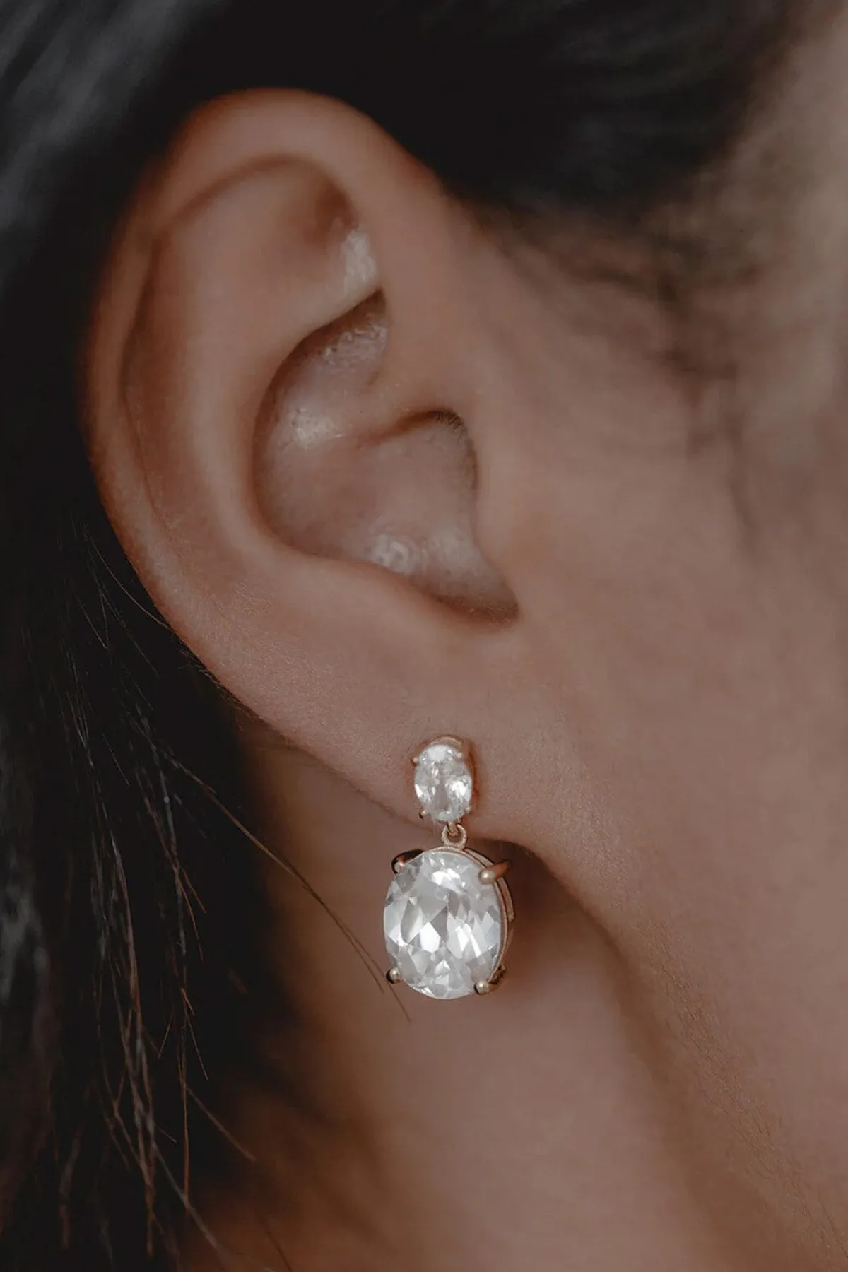 Cubic Zirkonia-Ohrstecker – Evelyn>Juvelan Sale