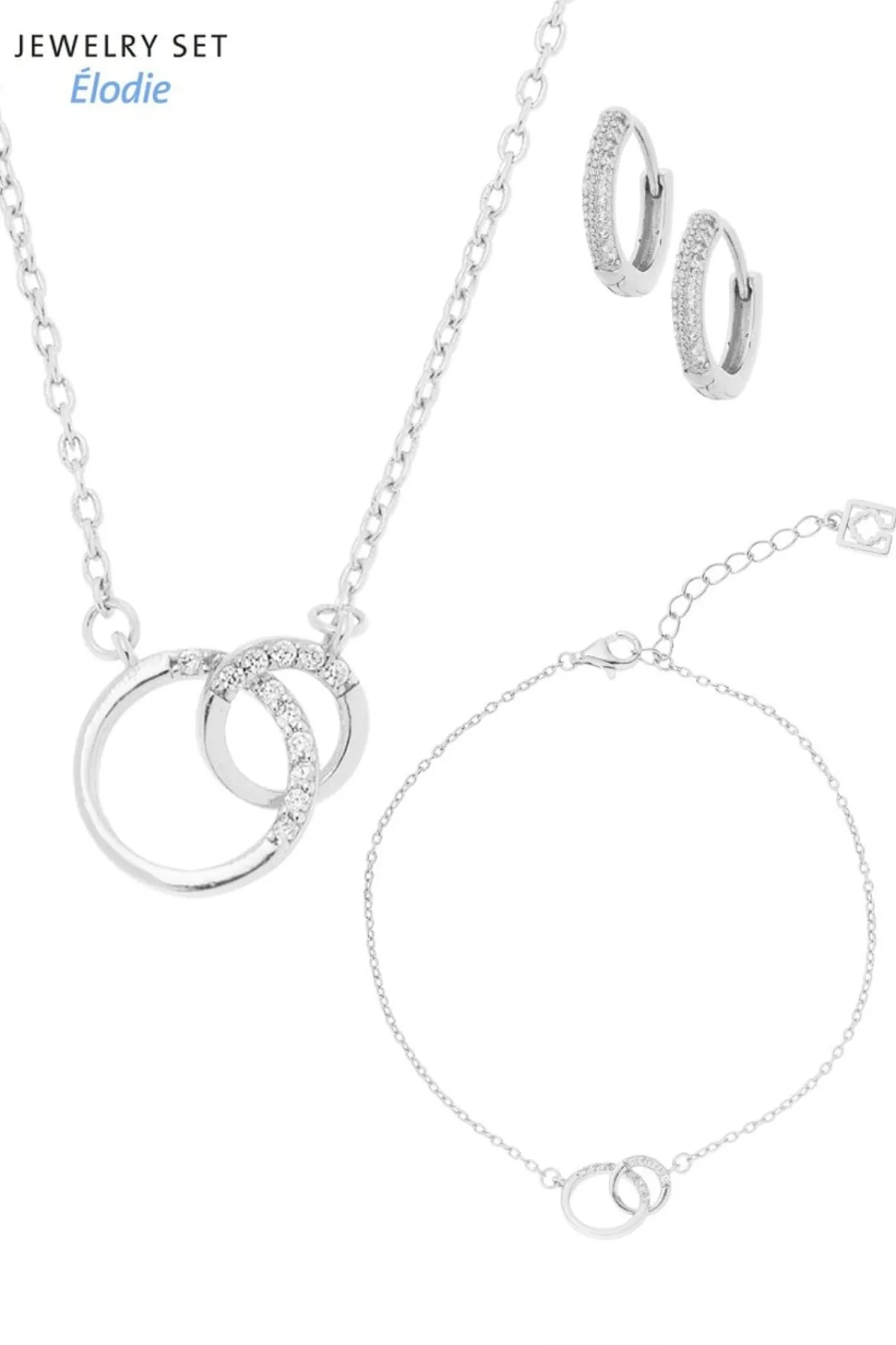 Dreiteiliges Braut Schmuck-Set>Poirier