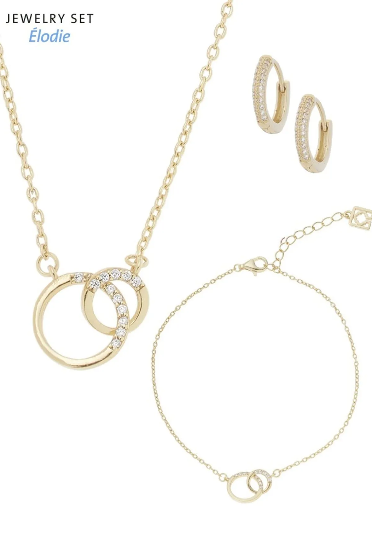 Dreiteiliges Braut Schmuck-Set>Poirier