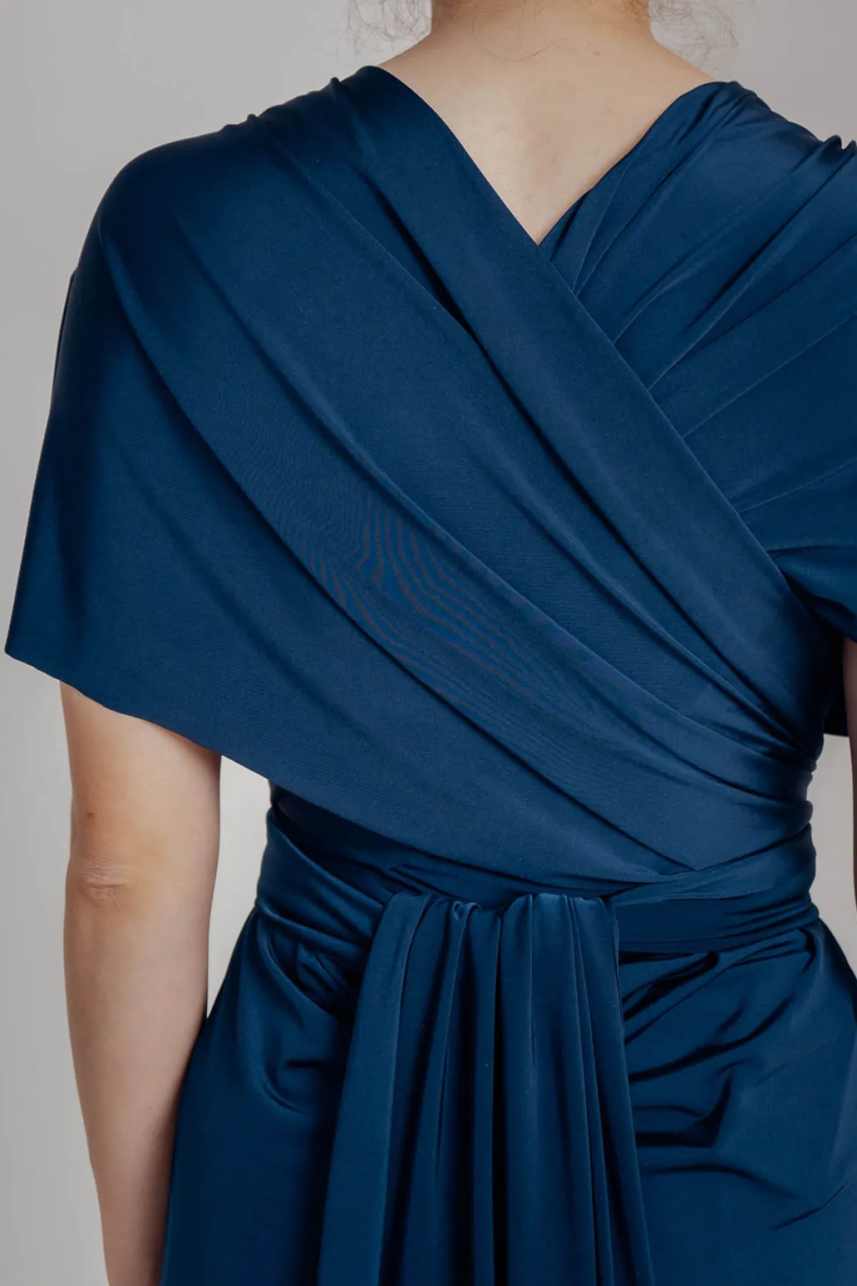 Dunkelblaues Unterziehtop – Long Jersey Bandeau Sapphire>twobirds Hot