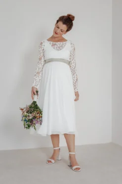 Elastischer Brautgürtel in Gold – Mailenn><noscript><img width=