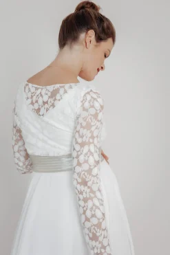 Elastischer Brautgürtel in Gold – Mailenn><noscript><img width=