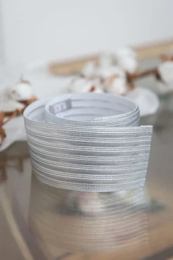 Elastischer Brautgürtel in Silber – Mailenn><noscript><img width=