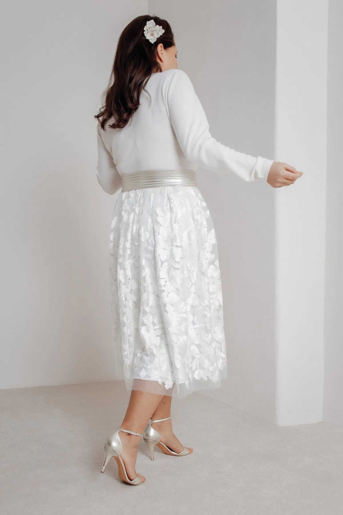 Elastischer Brautgürtel in Gold oder Silber – Mailenn Curvy>noni Outlet