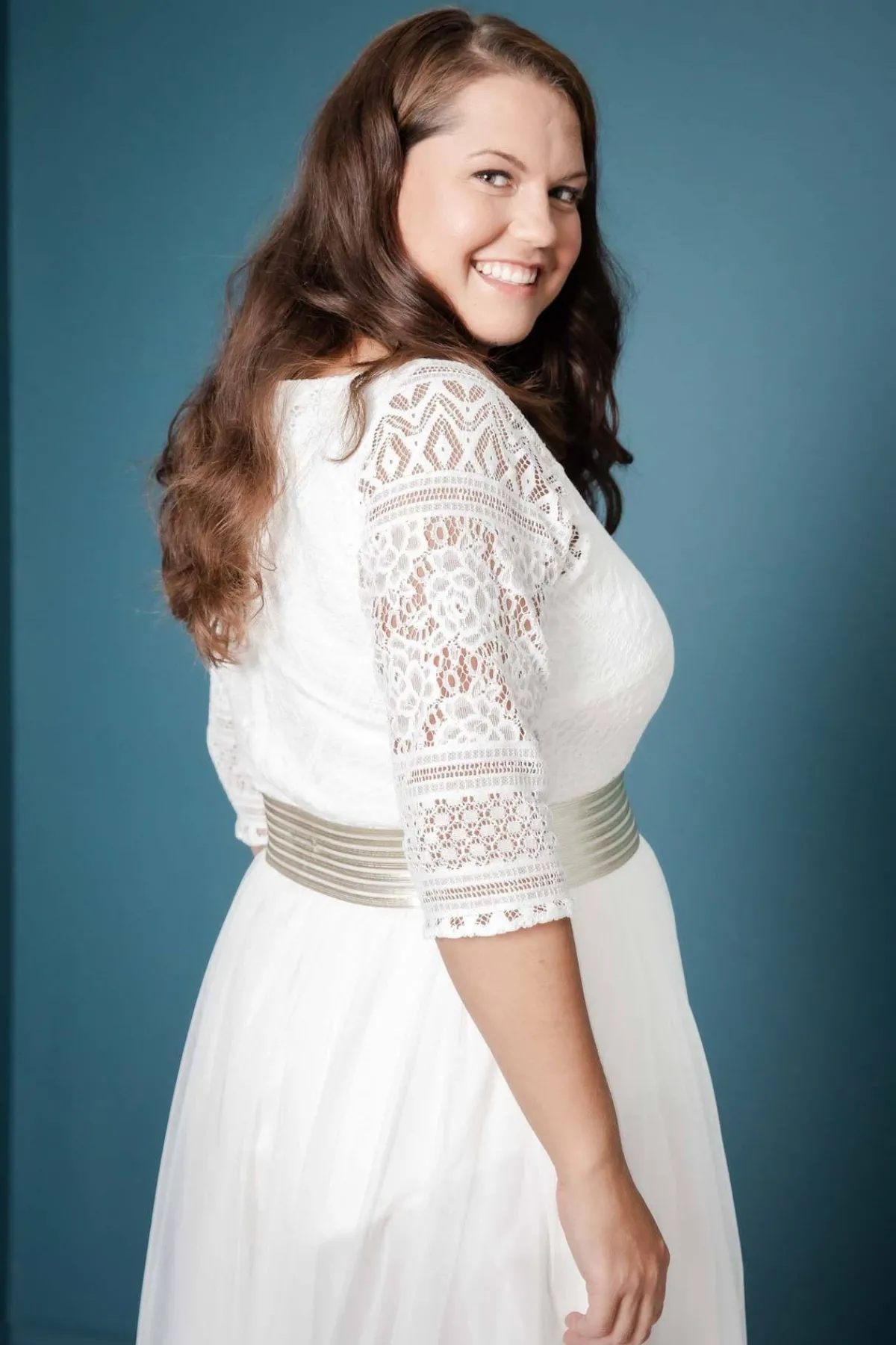 Elastischer Brautgürtel in Gold oder Silber – Mailenn Curvy>noni Outlet