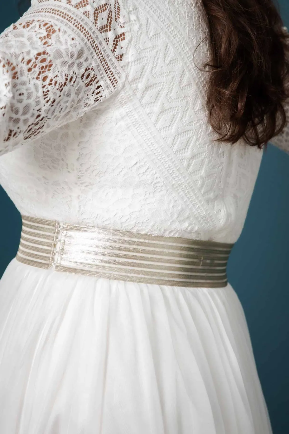 Elastischer Brautgürtel in Gold oder Silber – Mailenn Curvy>noni Outlet