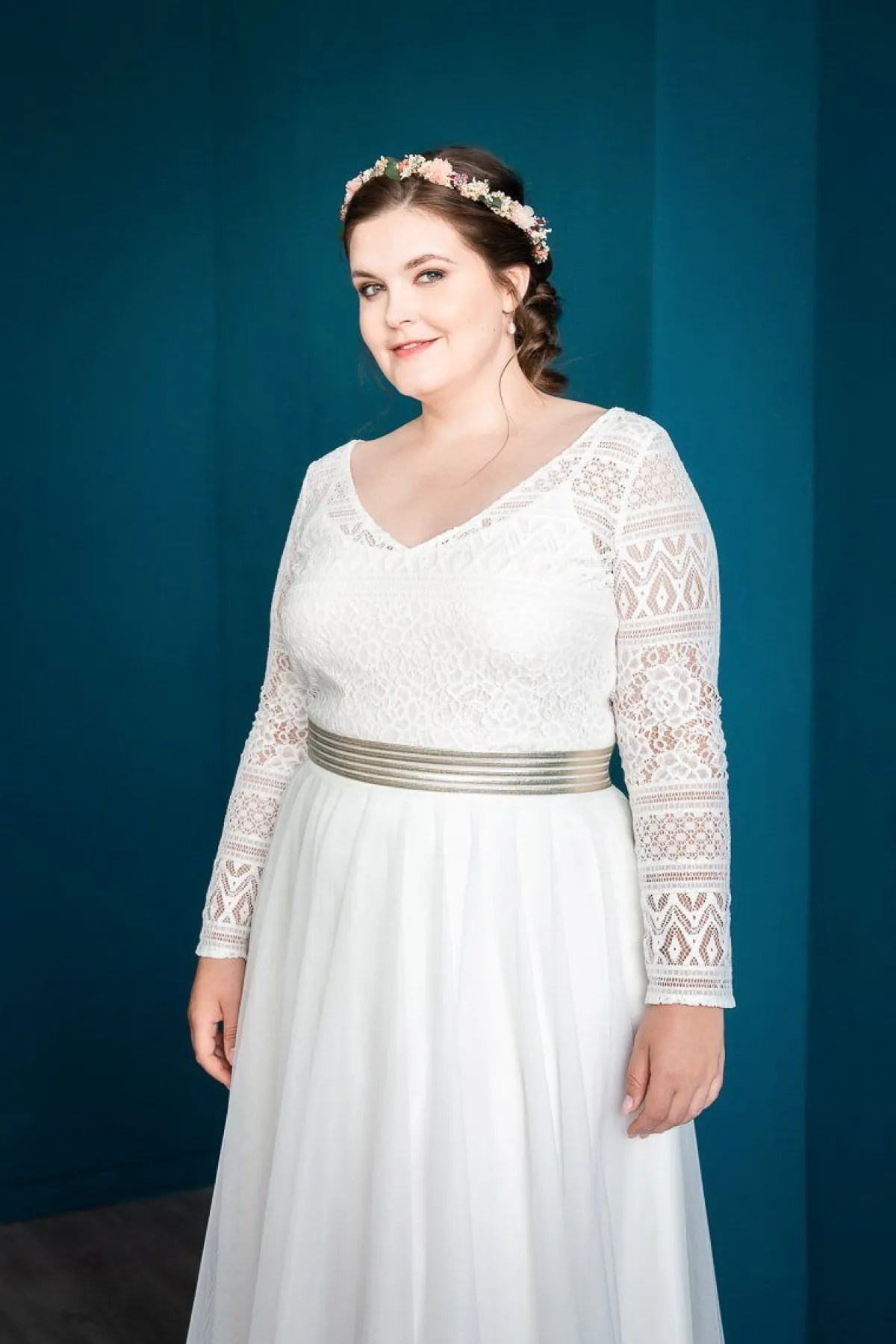 Elastischer Brautgürtel in Gold oder Silber – Mailenn Curvy>noni Outlet