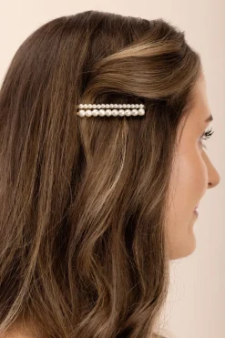 4-er Set Haarklemmen mit Kunstperlen | The>Perfect Bridal Company Outlet