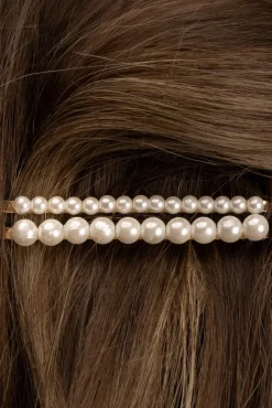 4-er Set Haarklemmen mit Kunstperlen | The><noscript><img width=