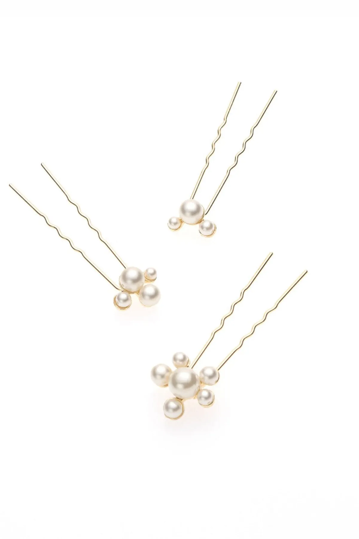 3-er Set Perlen-Haarpins>Poirier Discount