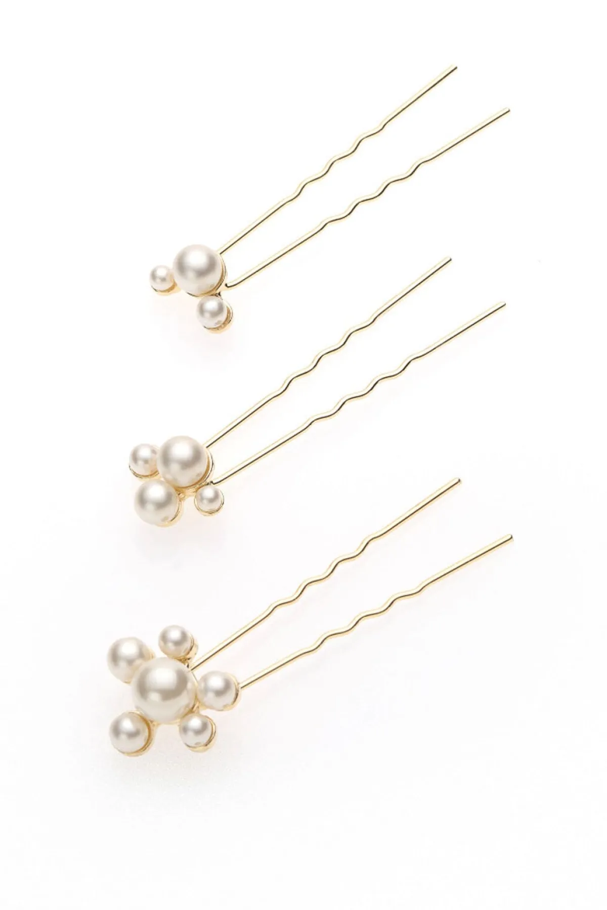 3-er Set Perlen-Haarpins>Poirier Discount
