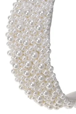 Extra breiter Perlen-Haarreif><noscript><img width=