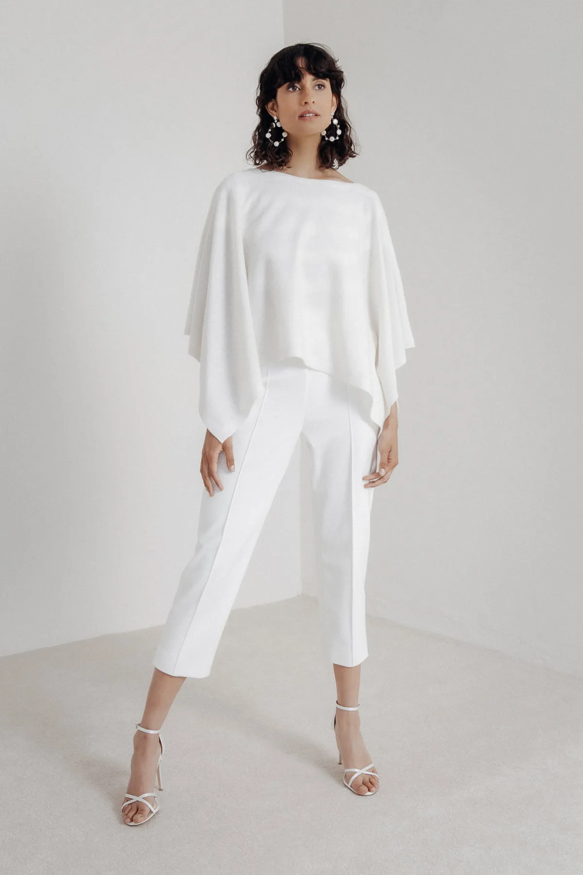 Figurbetonte Braut Hose mit Bügelfalten – Lenya>noni Discount