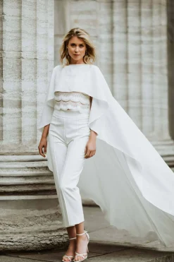 Figurbetonte Braut Hose mit Bügelfalten – Lenya><noscript><img width=