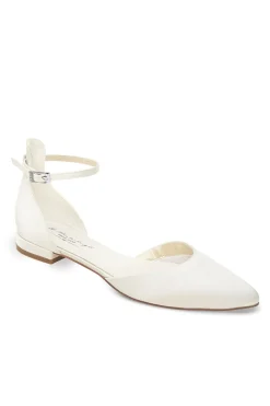 Flache Brautschuhe aus Satin – Ava Ivory Satin | G.Westerleigh><noscript><img width=