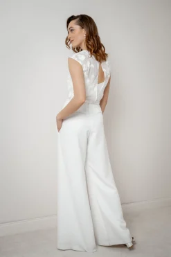 Gemustertes Braut Top aus Chiffon – Eniz><noscript><img width=