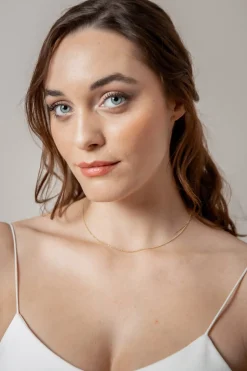 Goldfarbene Braut Halskette im Kugeldesign>Fräulein Maya Discount