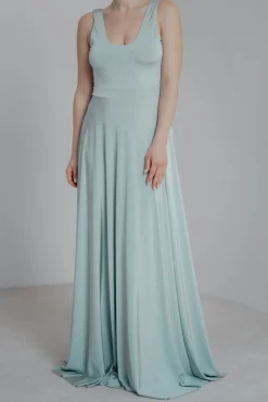 Grünes Brautjungfernkleid – Reverse Gown Sage><noscript><img width=