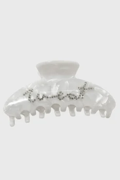 Haarklammer – Crystal White |>Weat Online