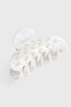 Haarklammer – White Pearl |>Weat Hot
