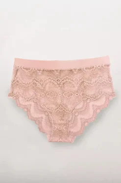 High-Waist Spitzenslip in Nude><noscript><img width=