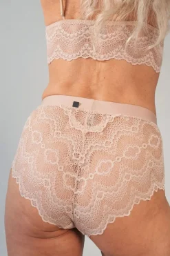 High-Waist Spitzenslip in Nude><noscript><img width=