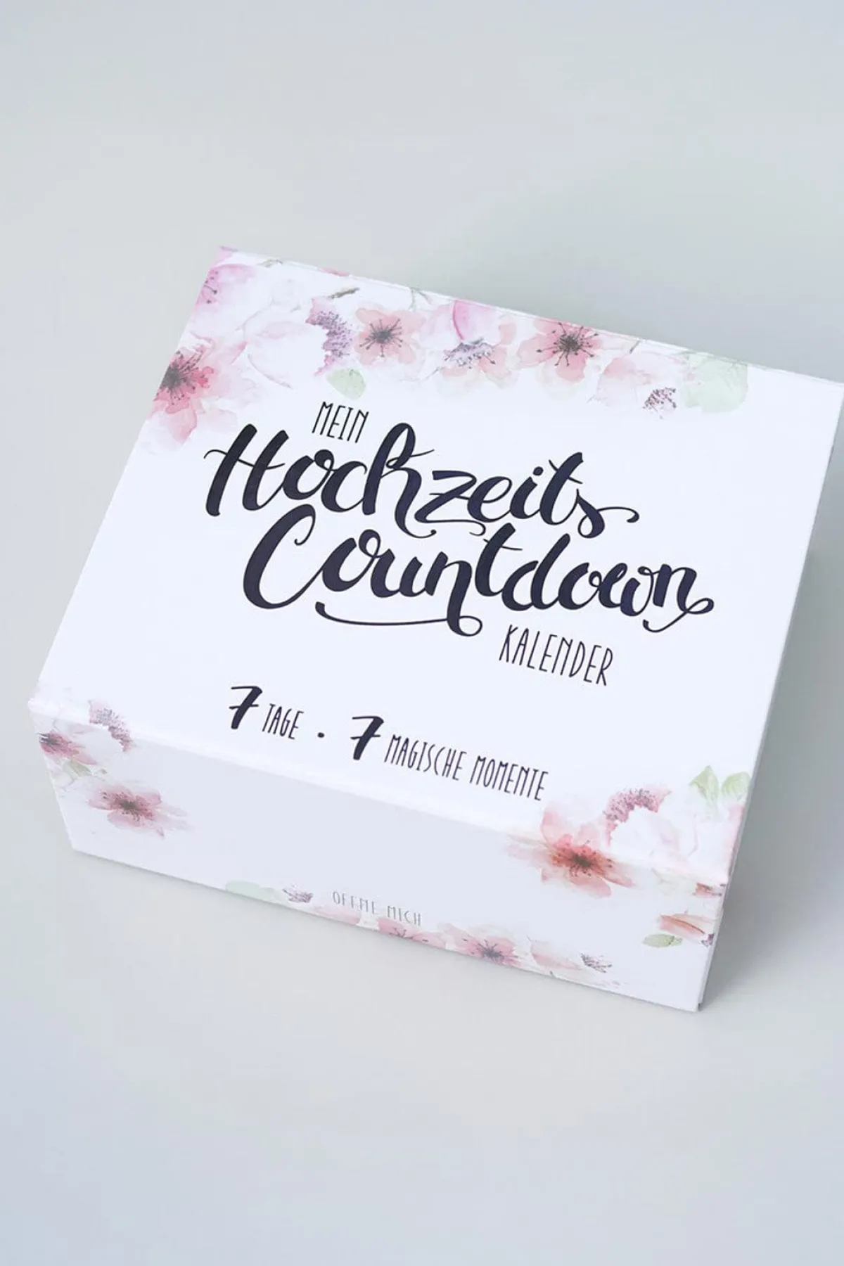 Hochzeits-Countdown-Kalender™ mit Silber-Armband und Strumpfband>Hochzeitscountdown Clearance