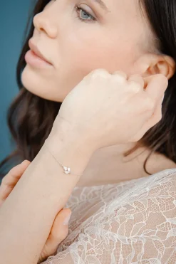 Ketten-Armband mit Kristall-Anhänger - Simply Gorgeous><noscript><img width=