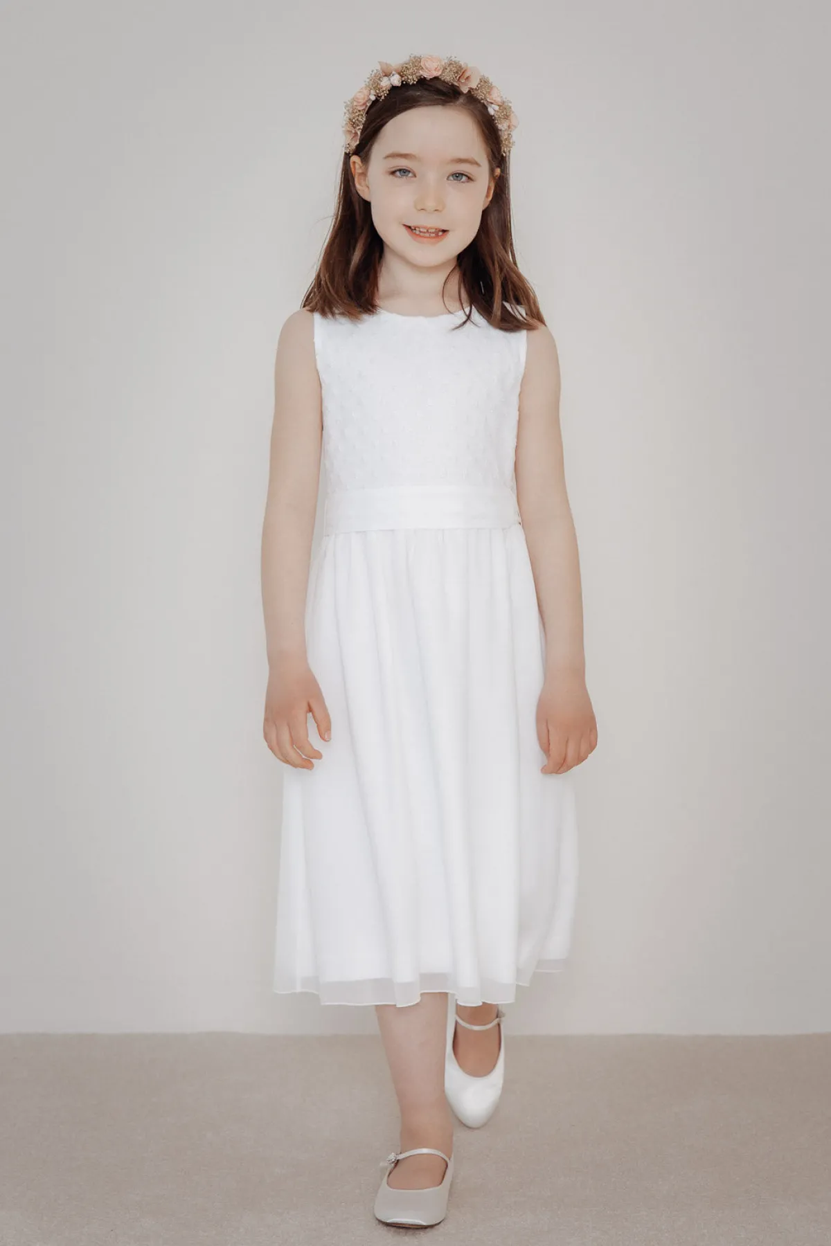 Kinderkleid mit Chiffonrock>miolilou New