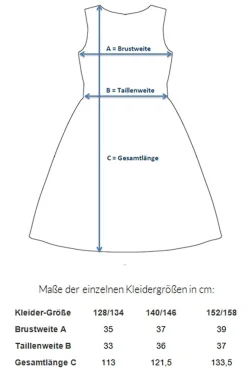 Kinderkleid mit Chiffonrock><noscript><img width=