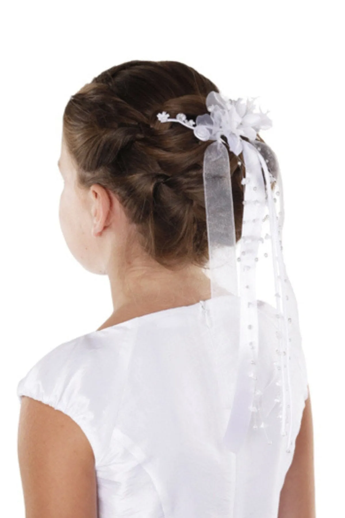 Kommunion Gesteck mit Haarkamm>Weise Discount