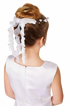 Kommunion Rundkranz, Haarschmuck mit Blüten>Weise Hot