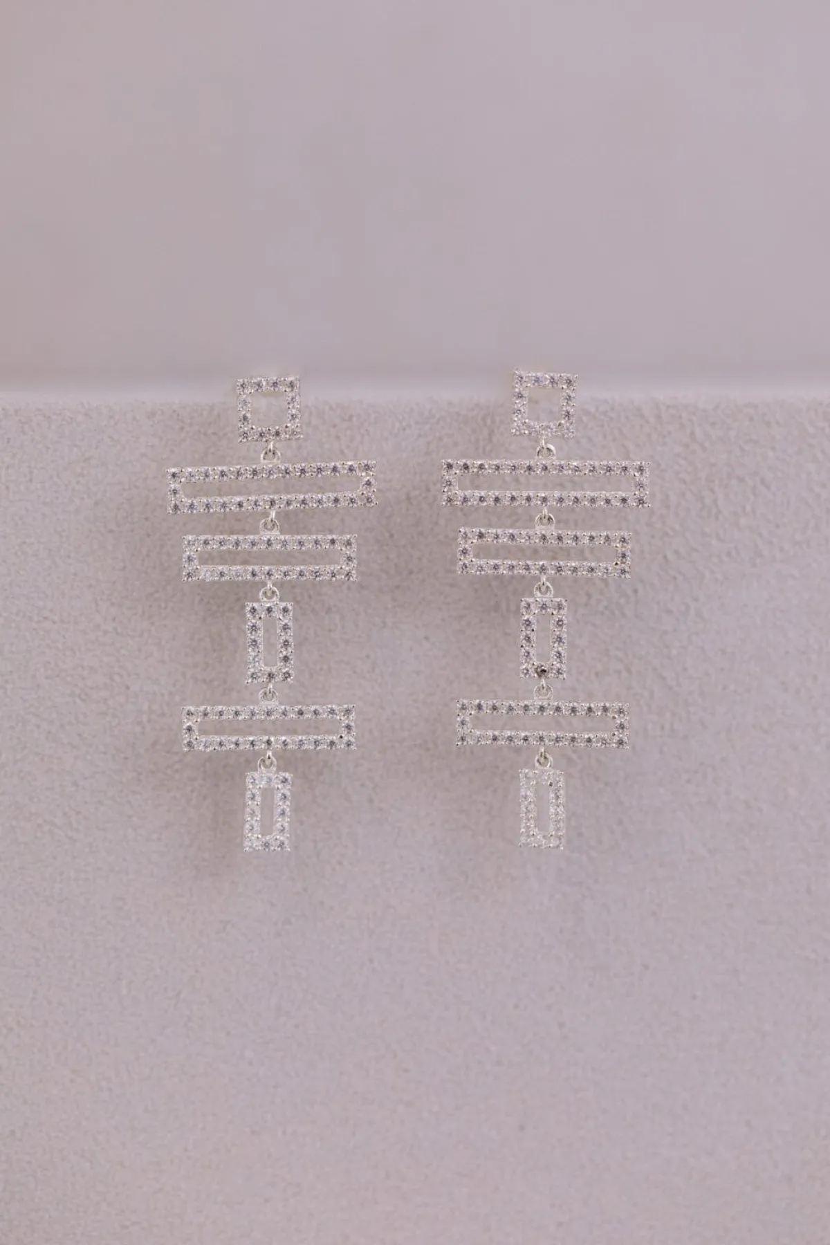 Kristallbesetzte Braut Ohrringe – Modernist>Juvelan Sale