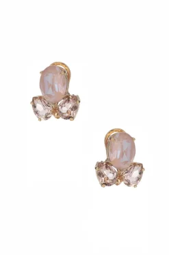 Kristall-Ohrringe in Blush><noscript><img width=