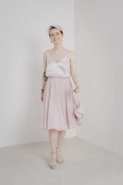 Kurzer Chiffonrock – Tulpa Rosé>Sanna Lindström Discount