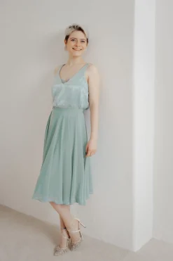 Kurzer Chiffonrock – Tulpa Mint>Sanna Lindström Sale